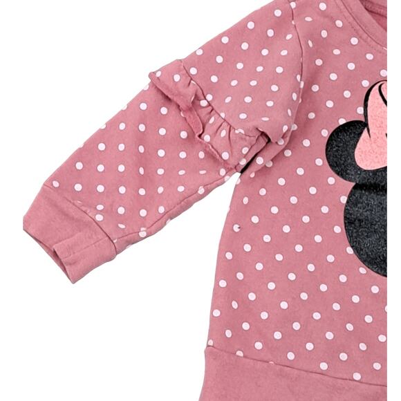 2 For $5 Disney Minnie Mouse Sweatshirt Size 3T - Picture 3 of 7